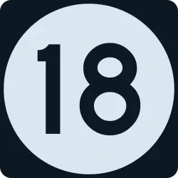 18+